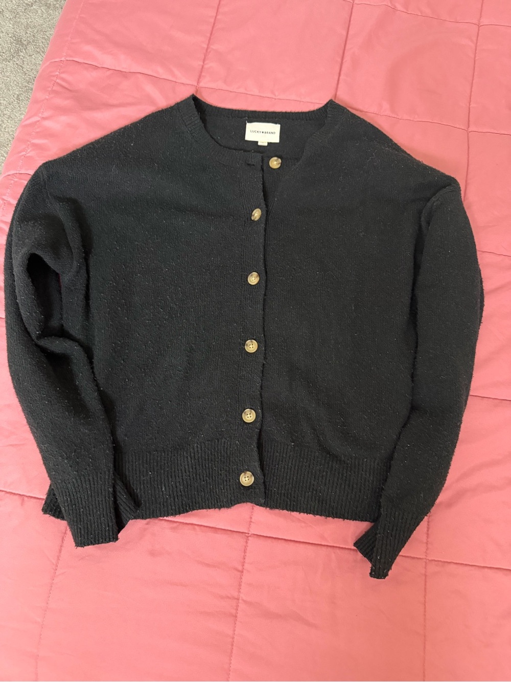 Lucky Brand black cardigan